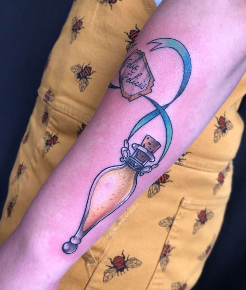30 Pretty Felix Felicis Tattoos to Inspire You