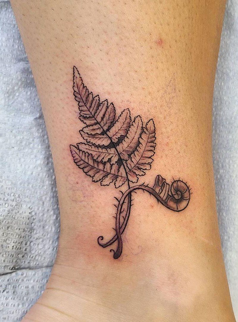 30 Pretty Fern Tattoos Improve Your Temperament