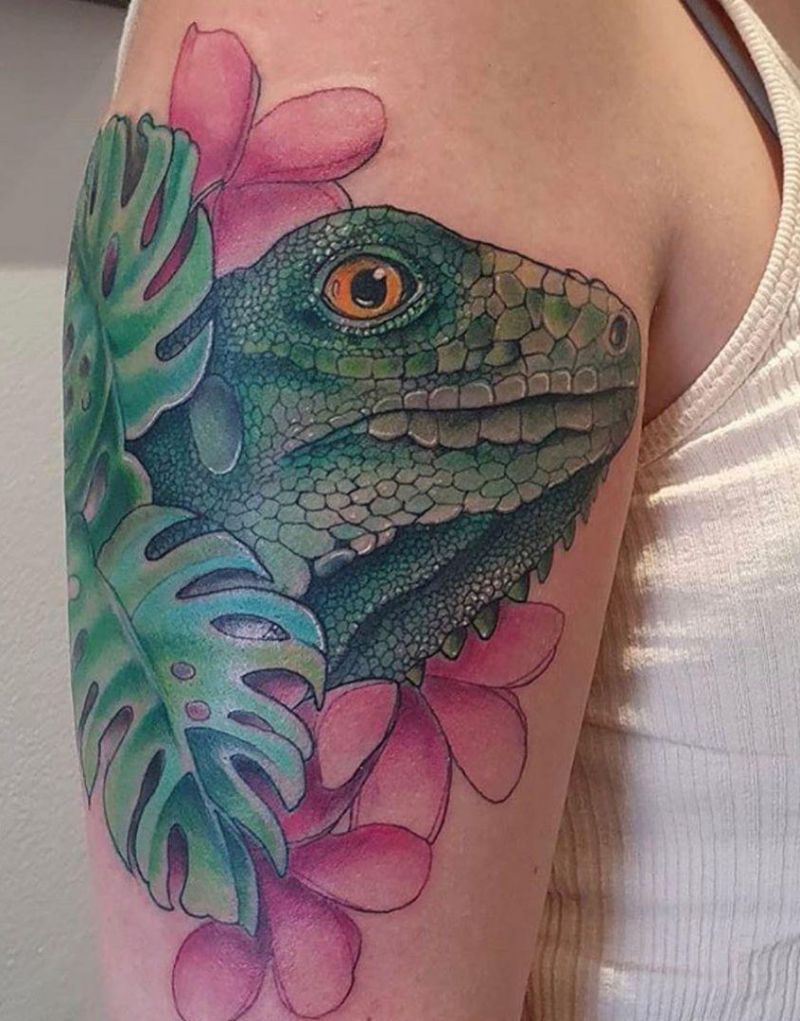 30 Pretty Lizard Tattoos Will Make You Want to Try