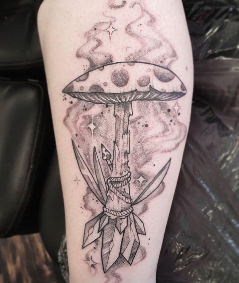 30 Pretty Mushroom Tattoos Improve Your Temperament