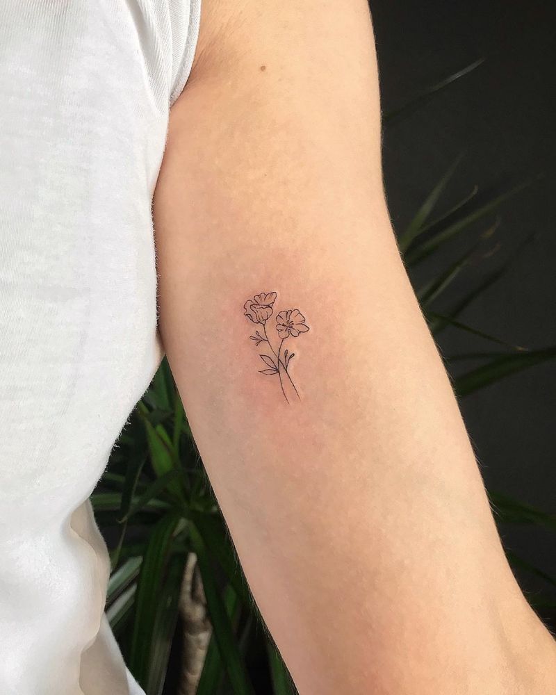 30 Pretty Poppy Tattoos to Inspire You