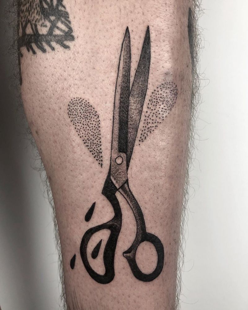 30 Pretty Scissor Tattoos Make You Very Attractive