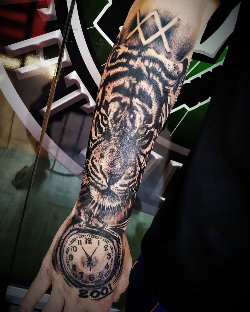 30 Pretty Tiger Tattoos Improve Your Temperament