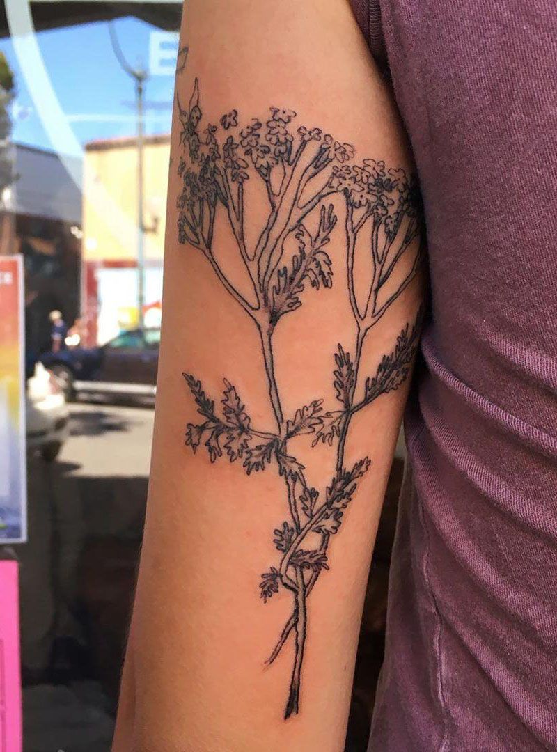 30 Pretty Yarrow Tattoos You Will Love