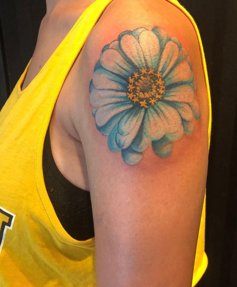 30 Pretty Zinnia Tattoos You Will Love