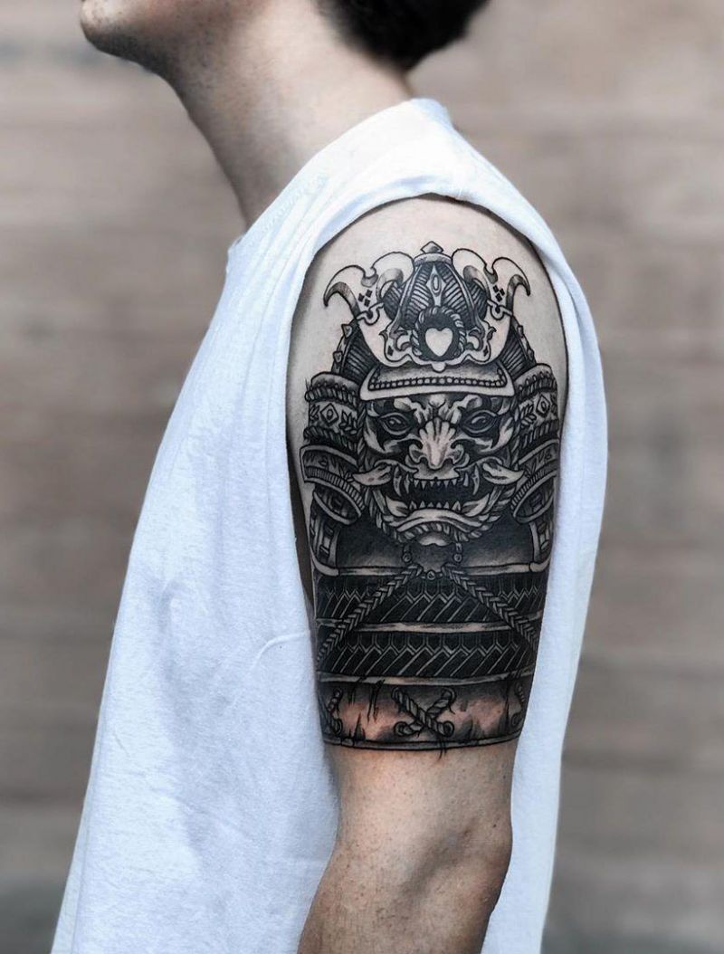 30 Pretty Armor Tattoos Show Your Personality