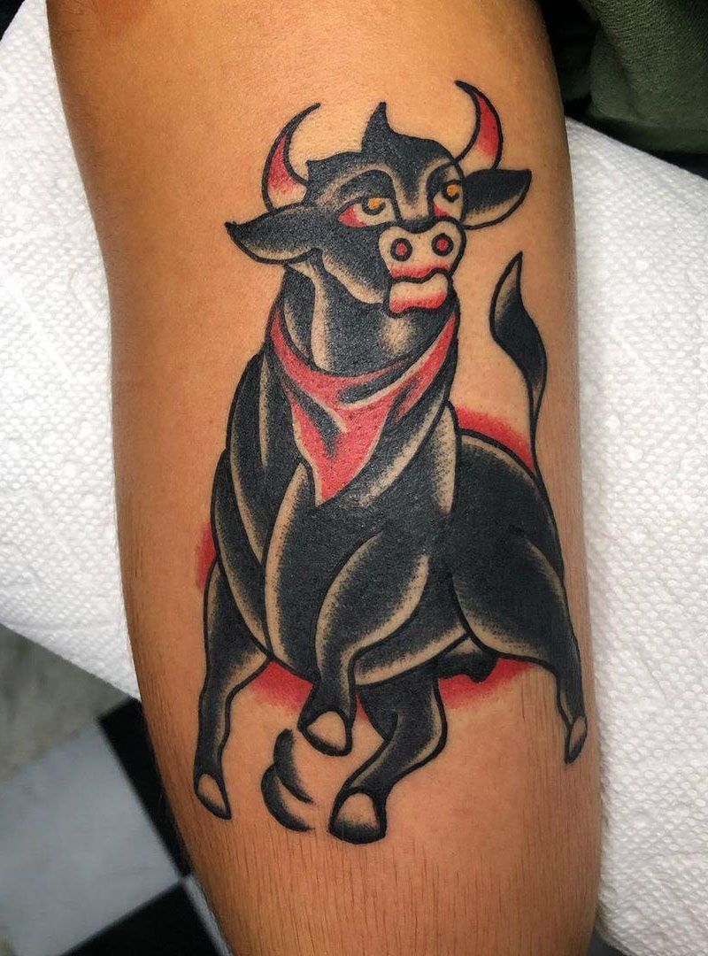 30 Pretty Bull Tattoos You Will Love