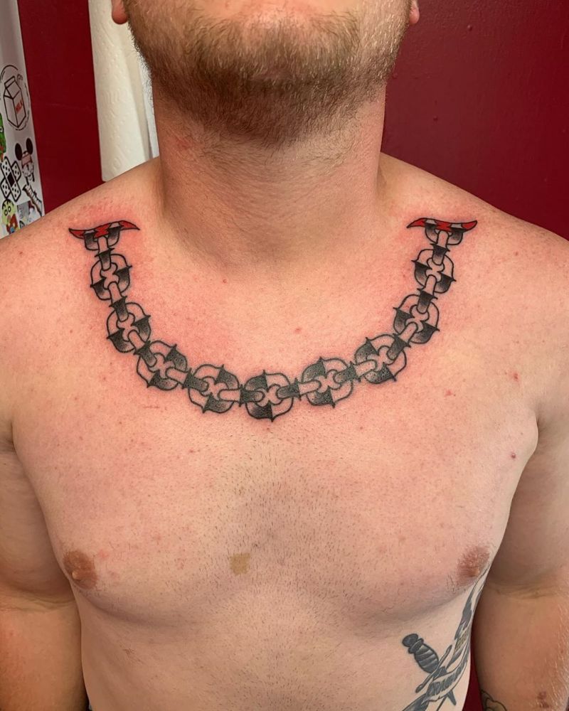 30 Pretty Chain Tattoos Make You Beautiful Forever