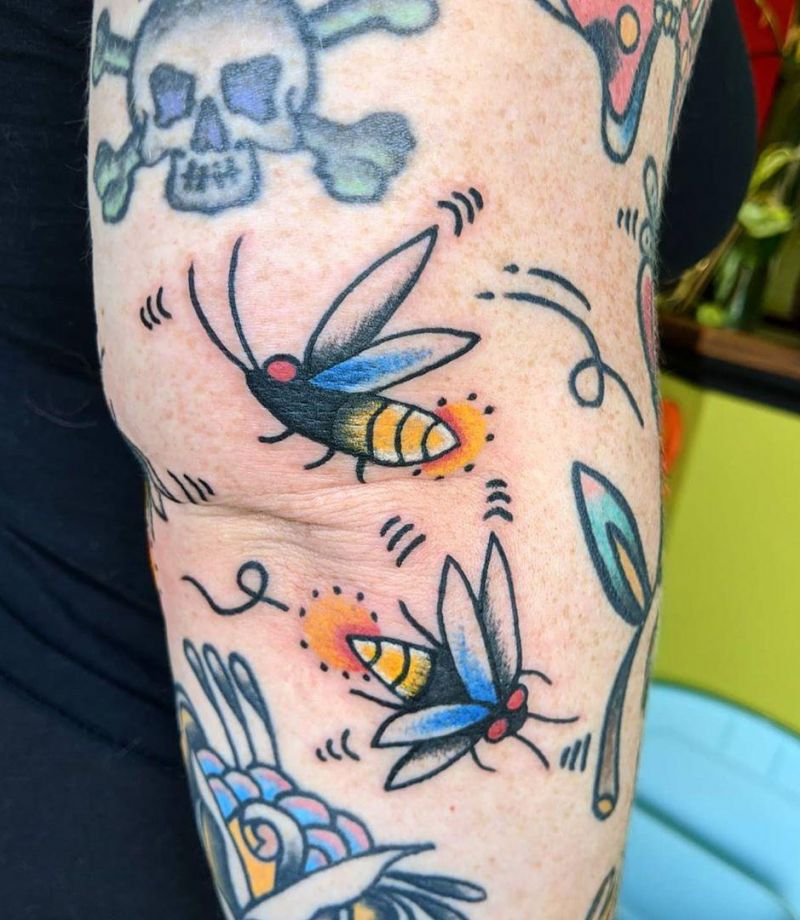 30 Pretty Firefly Tattoos to Inspire You