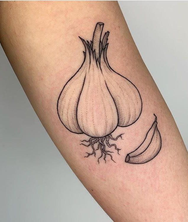 30 Pretty Garlic Tattoos to Inspire You