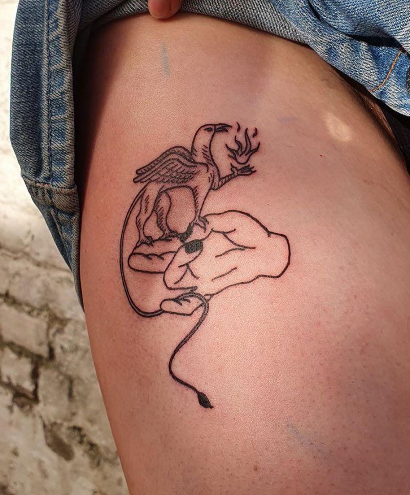 30 Pretty Griffin Tattoos Improve Your Temperament