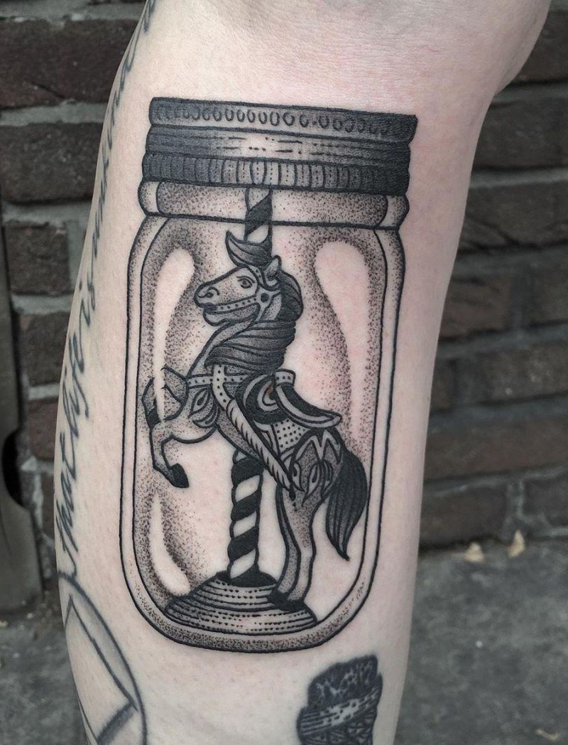 30 Pretty Jar Tattoos Make You Attractive