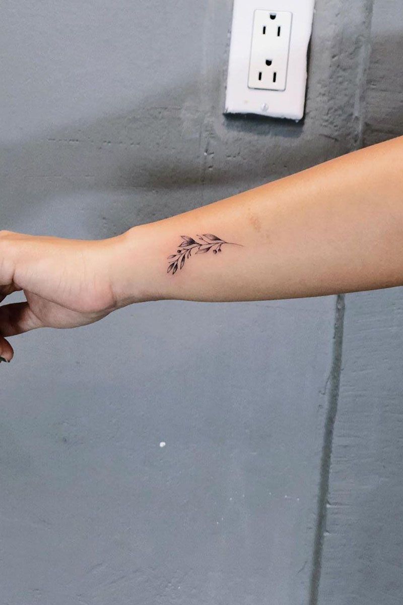 30 Pretty Olive Branch Tattoos You Will Love