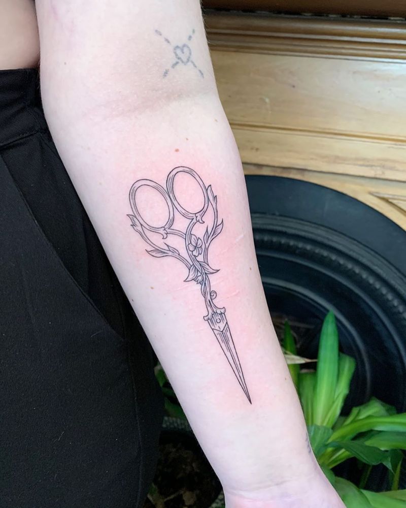 30 Pretty Scissor Tattoos Make You Very Attractive