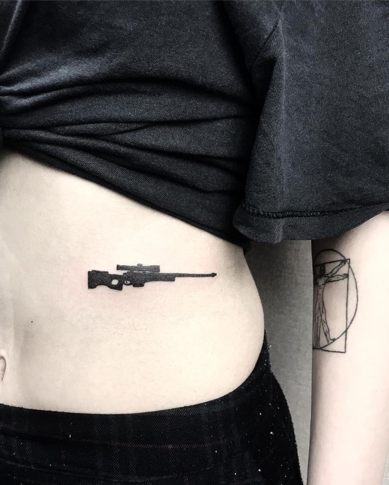 30 Superb Sniper Tattoos You Will Love