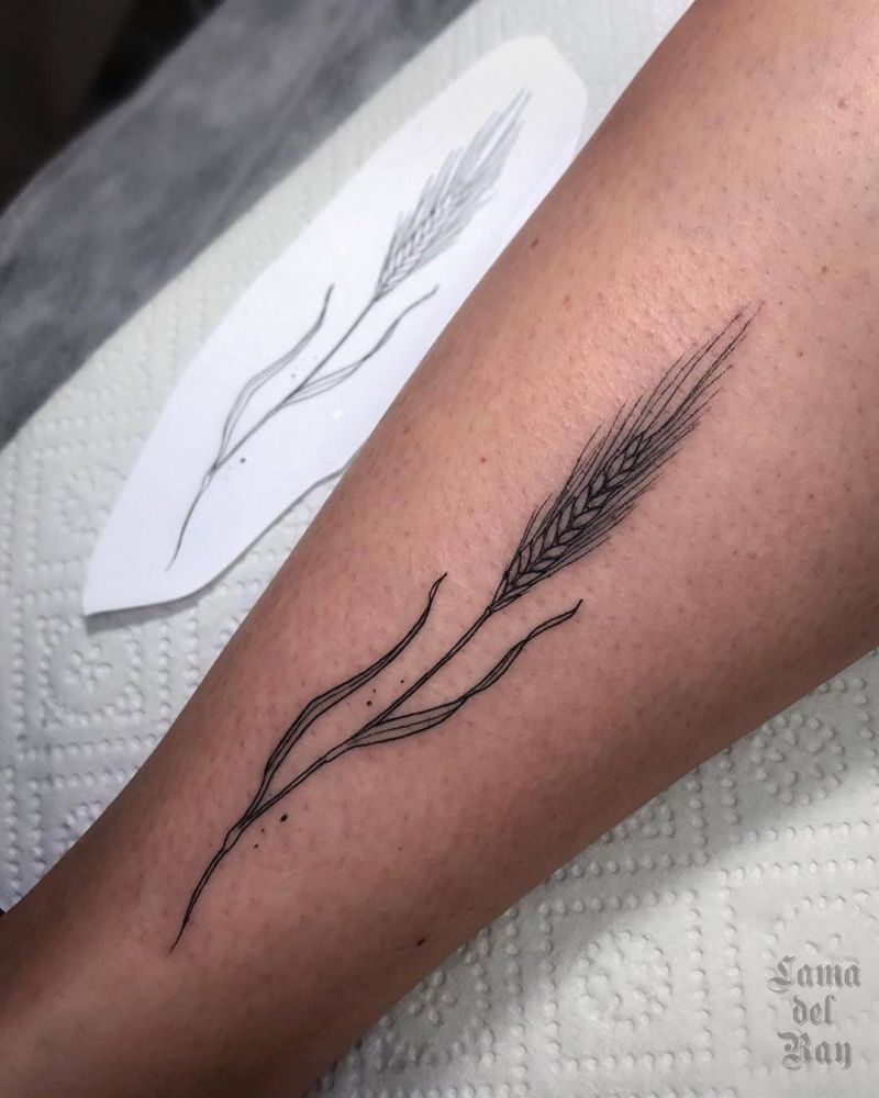 30 Pretty Wheat Tattoos to Inspire You