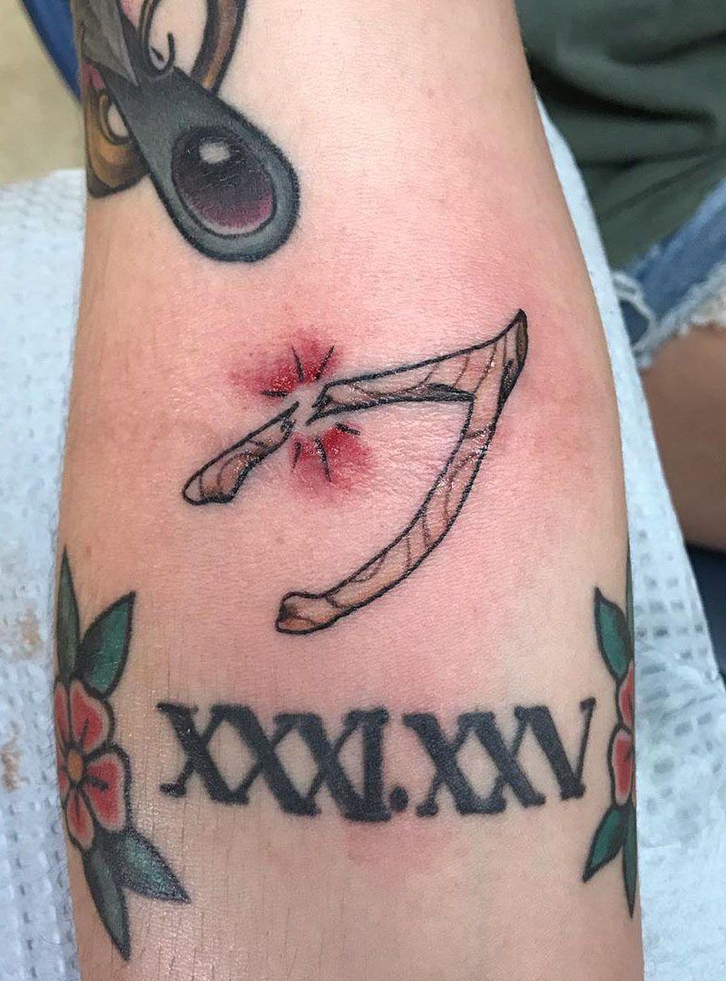 30 Pretty Wishbone Tattoos Bring You Good Luck