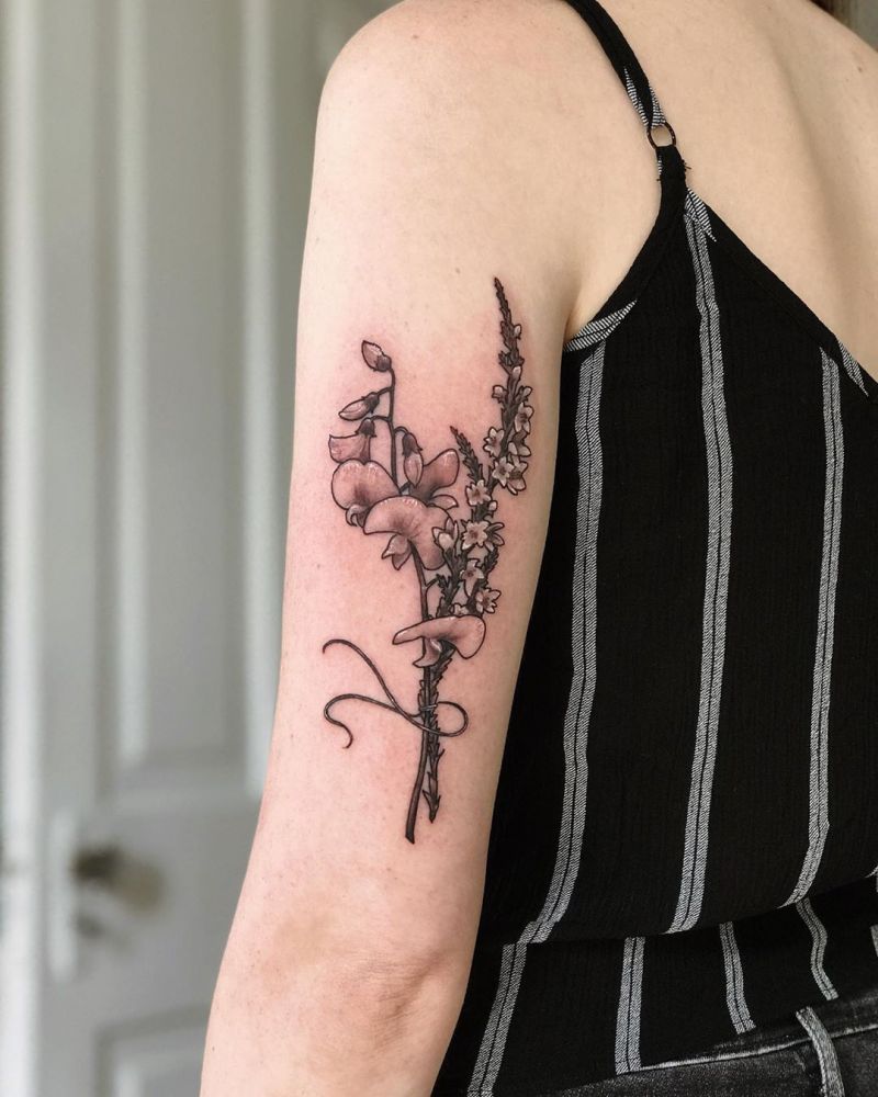 30 Elegant Bouquet Tattoos for Your Inspiration