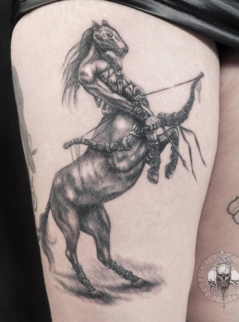 30 Pretty Centaur Tattoos Improve Your Temperament