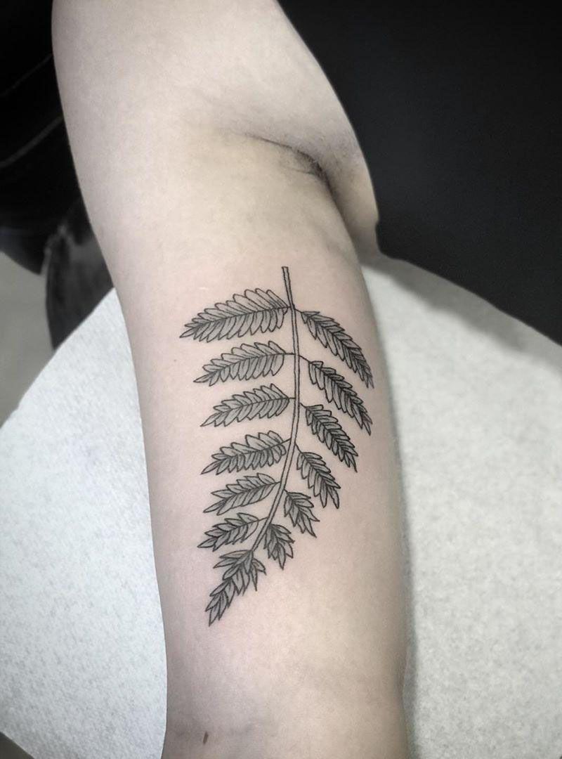 30 Pretty Fern Tattoos Improve Your Temperament