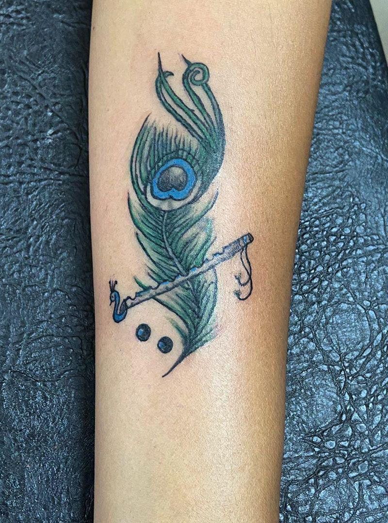 30 Pretty Flute Tattoos Show Your Temperament