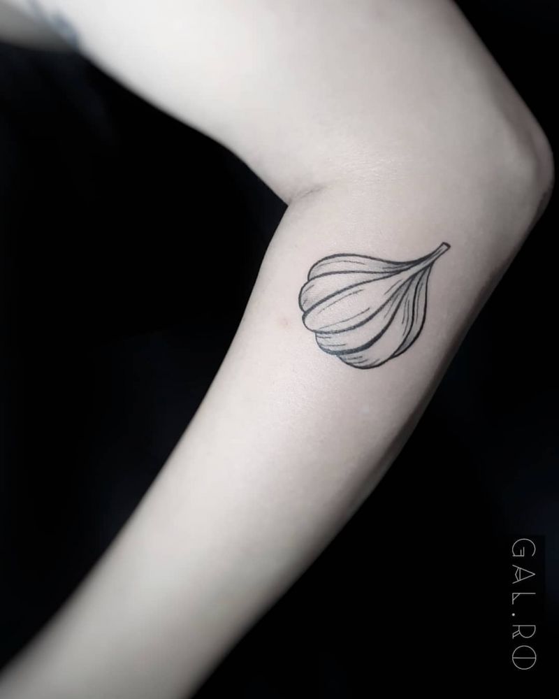 30 Pretty Garlic Tattoos to Inspire You