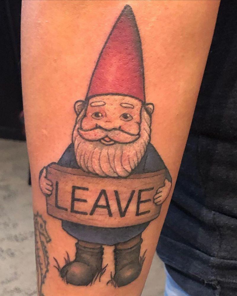 30 Cute Gnome Tattoos You Will Love