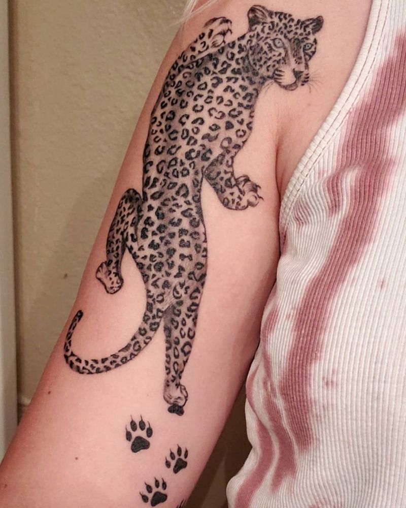 30 Pretty Leopard Tattoos You Will Love