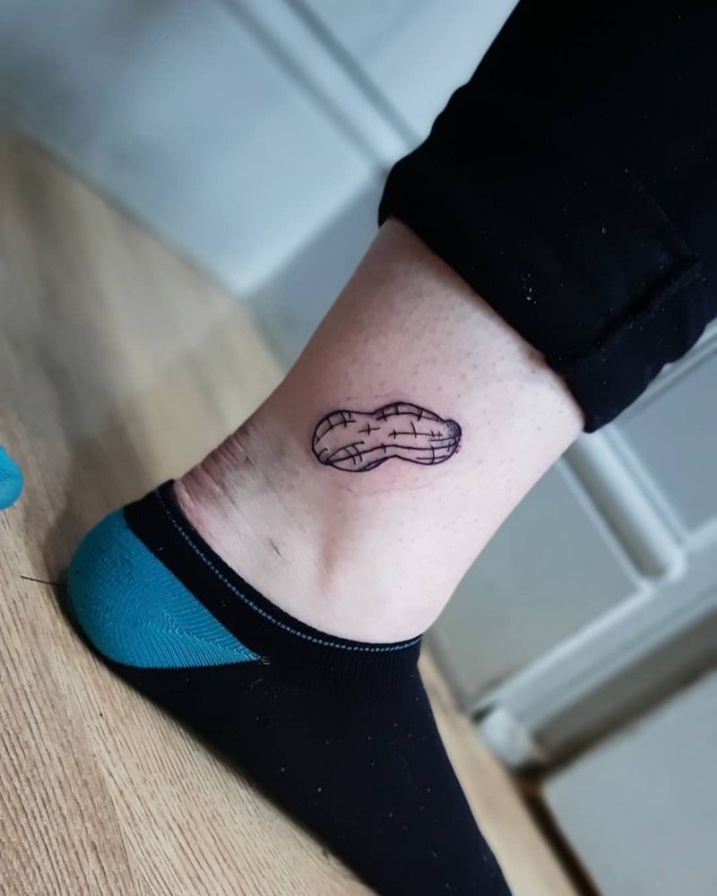 30 Cute Peanut Tattoos You Will Love