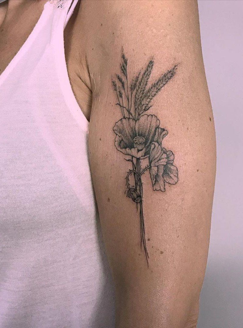 30 Pretty Poppy Tattoos to Inspire You