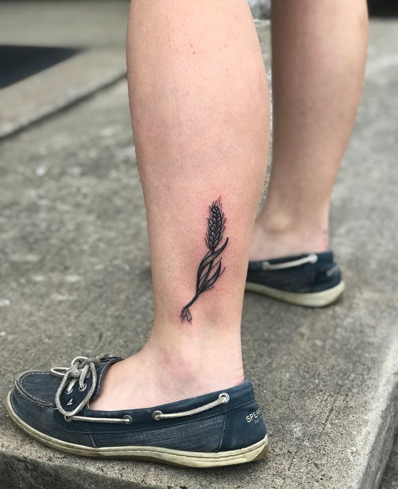 30 Pretty Wheat Tattoos to Inspire You