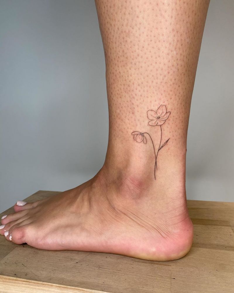 30 Pretty Wildflower Tattoos to Inspire You