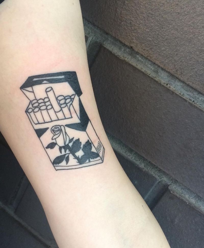 30 Pretty Cigarette Tattoos You Will Love