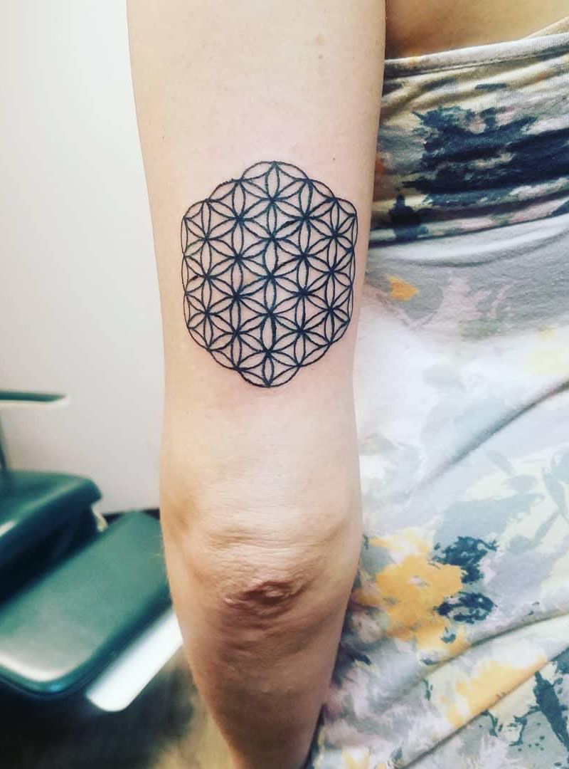 30 Pretty Flower of Life Tattoos Let You Be Kind to Life