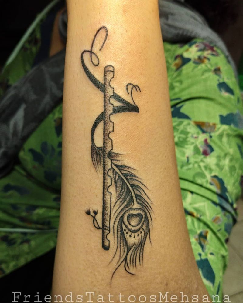 30 Pretty Flute Tattoos Show Your Temperament