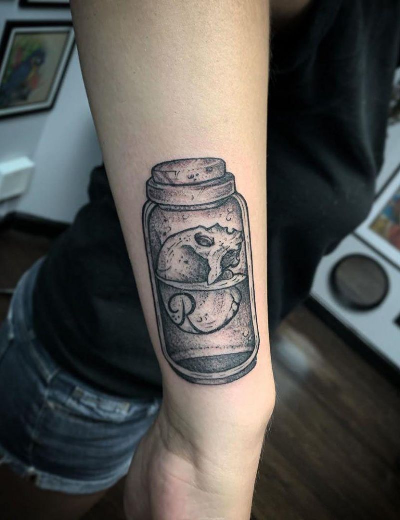 30 Pretty Jar Tattoos Make You Attractive