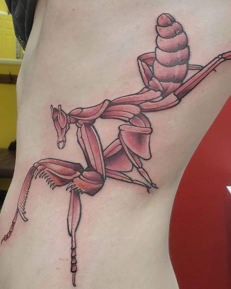 30 Pretty Mantis Tattoos You Will Love