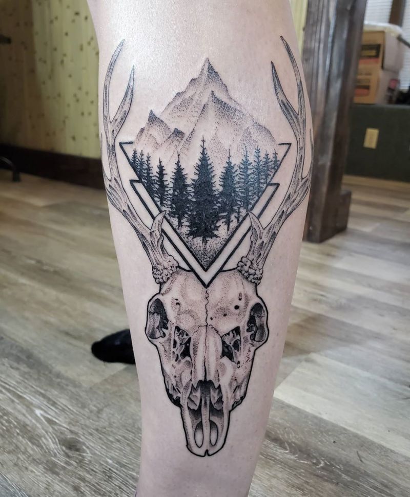 30 Pretty Mountain Tattoos You Will Love