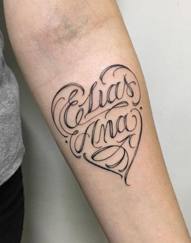 30 Pretty Name Tattoos Enhance Your Personality