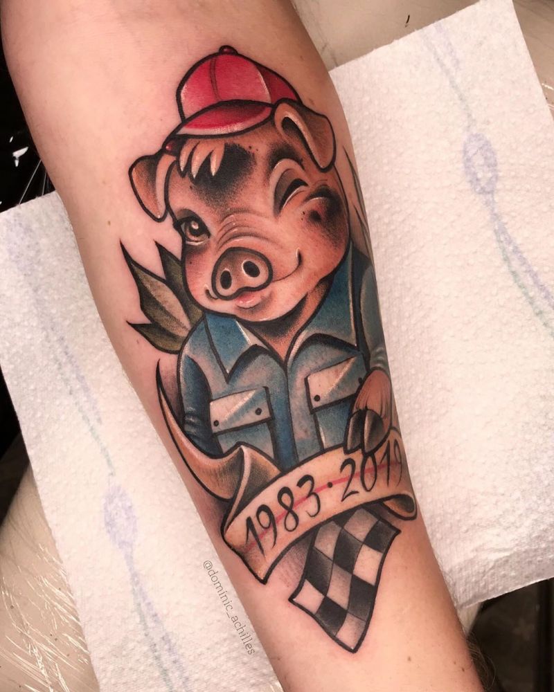 30 Cute Pig Tattoos You Will Love