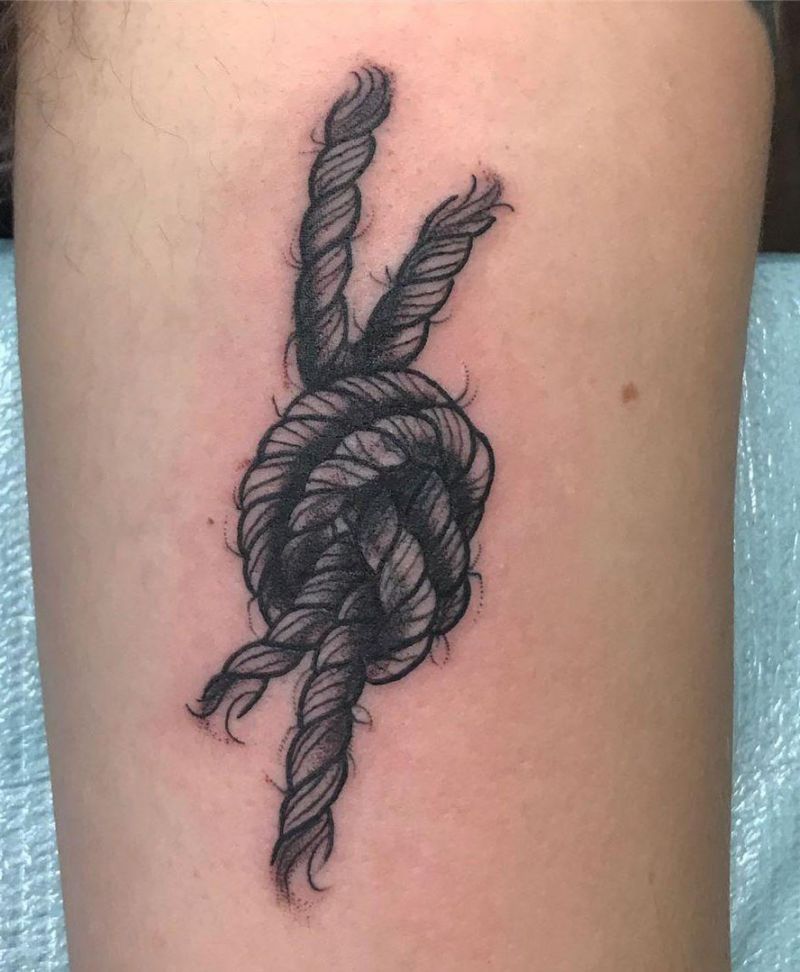 30 Pretty Rope Tattoos Make You Charming