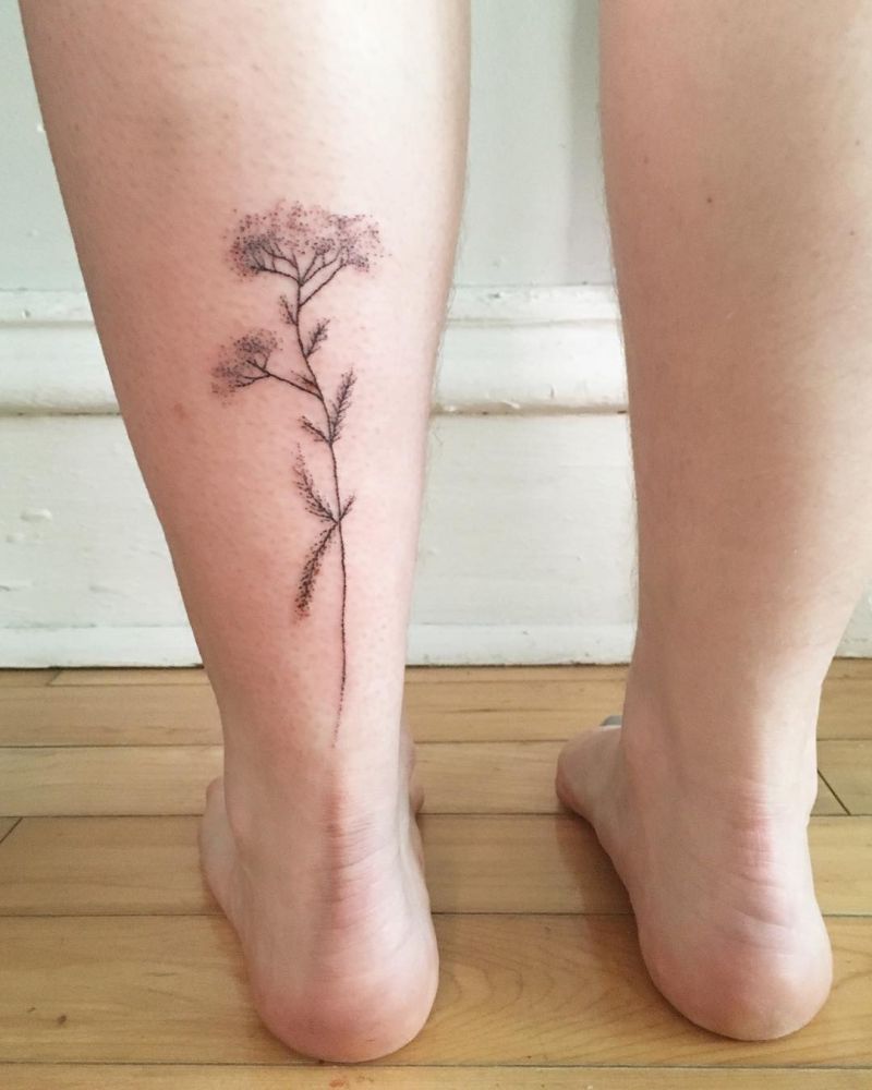 30 Pretty Yarrow Tattoos You Will Love