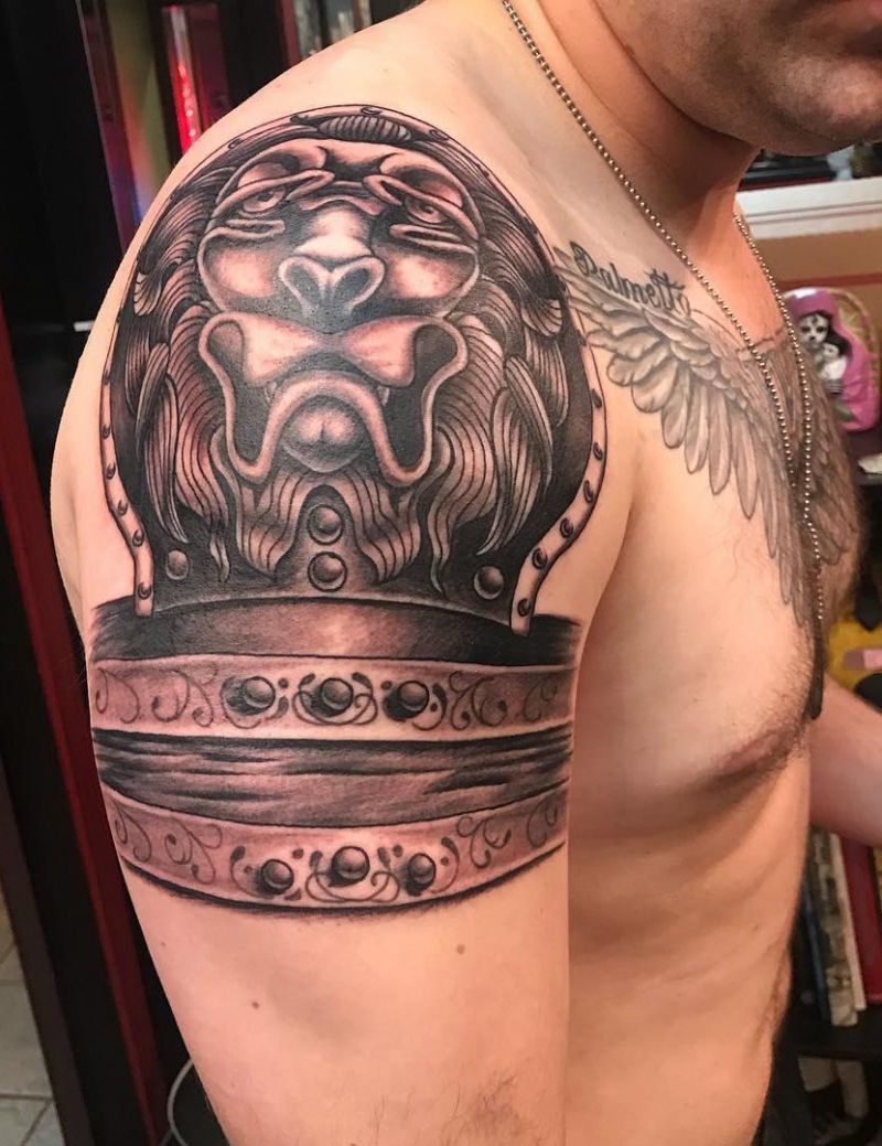 30 Pretty Armor Tattoos Show Your Personality