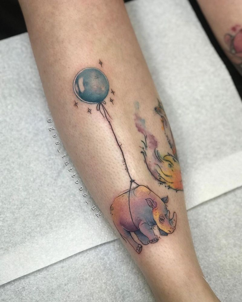 30 Pretty Balloon Tattoos to Inspire You