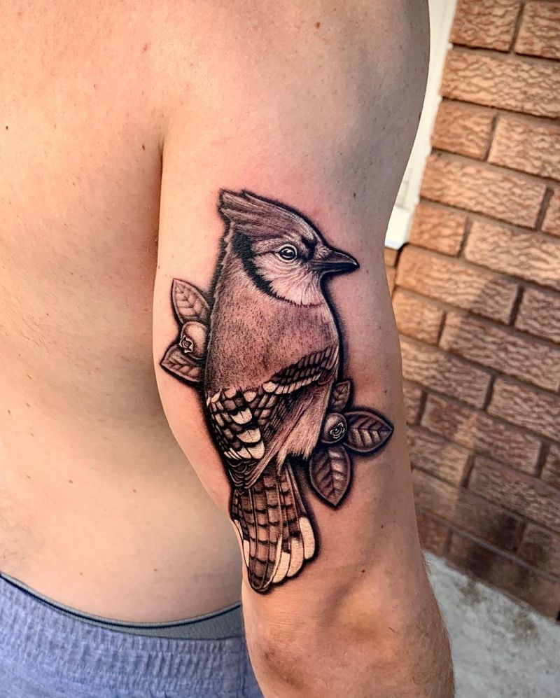 30 Pretty Bluejay Tattoos You Must Try