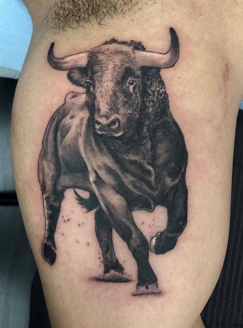 30 Pretty Bull Tattoos You Will Love