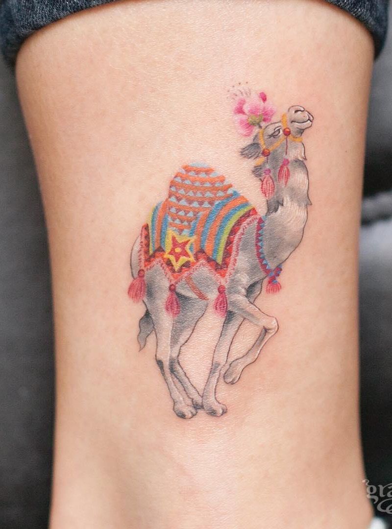 30 Pretty Camel Tattoos to Inspire You