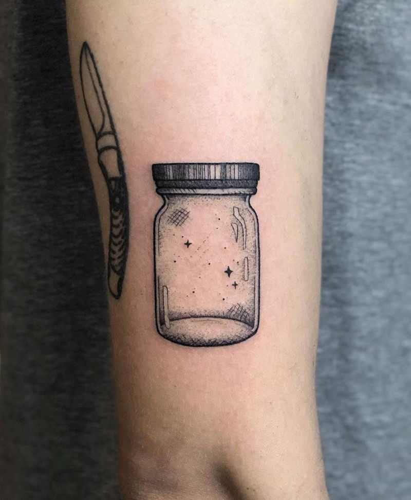 30 Pretty Jar Tattoos Make You Attractive