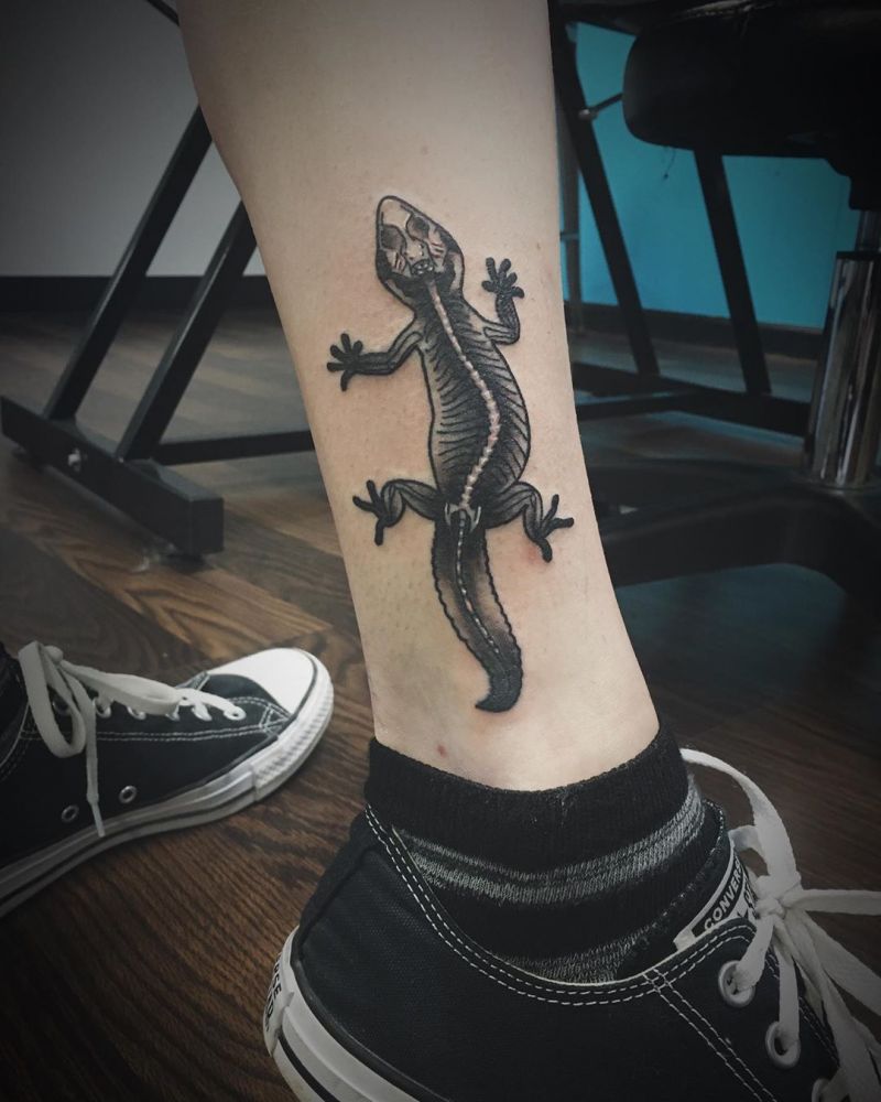 30 Pretty Lizard Tattoos Will Make You Want to Try