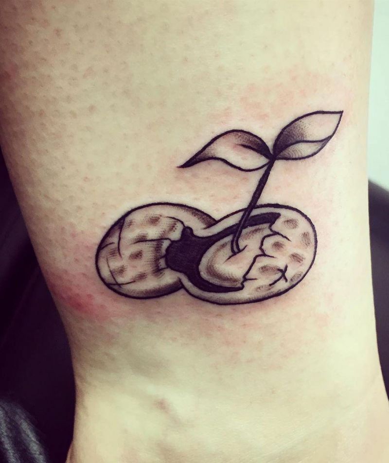 30 Cute Peanut Tattoos You Will Love